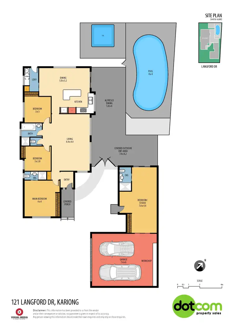 Floorplan of Homely house listing, 121 Langford Drive, Kariong NSW 2250