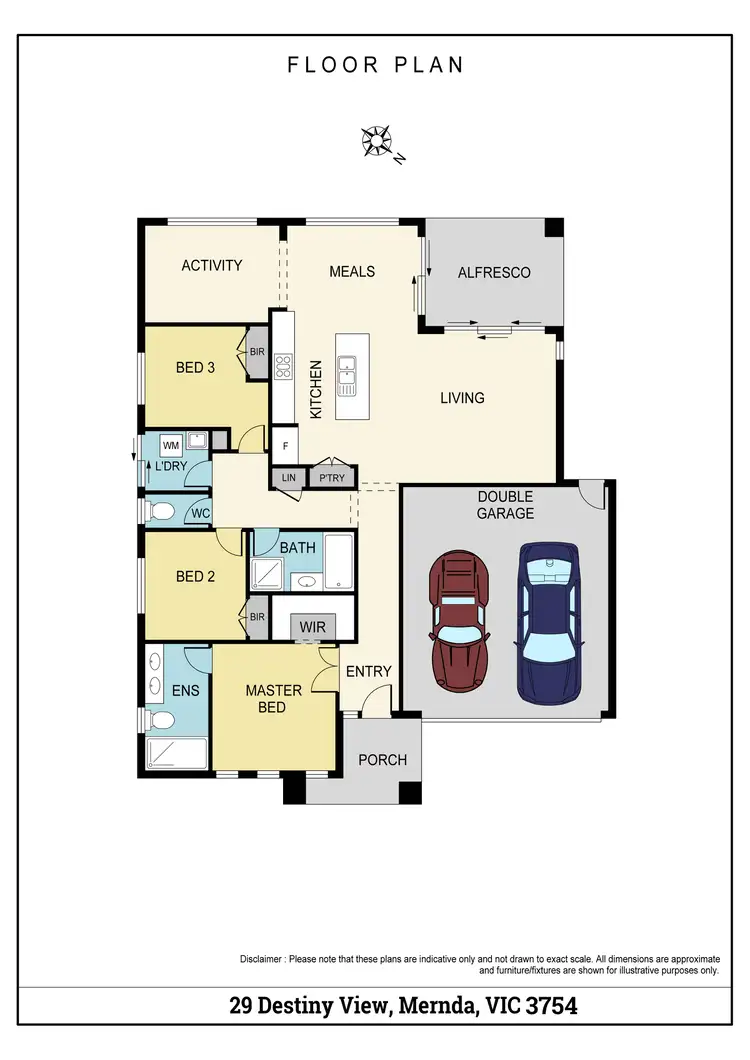 Floorplan of Homely house listing, 29 Destiny View, Mernda VIC 3754