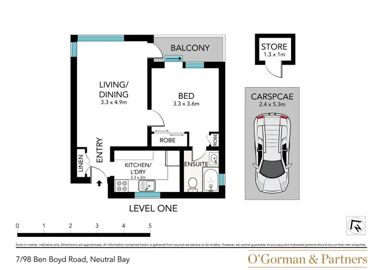 Floorplan of Homely apartment listing, 7/98 Ben Boyd Road, Neutral Bay NSW 2089