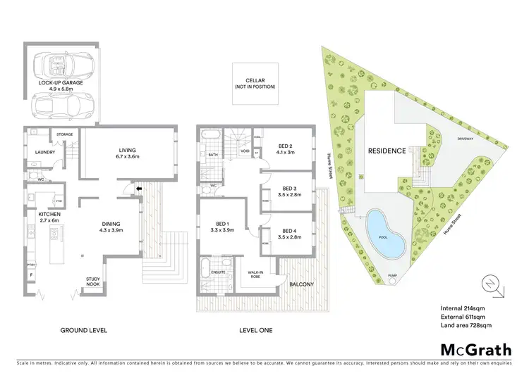 Floorplan of Homely house listing, 61 Hume Street, Greensborough VIC 3088