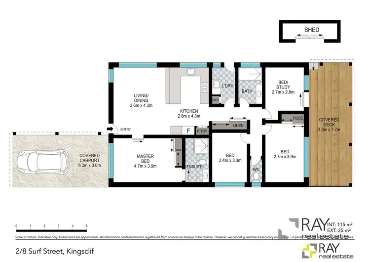 Floorplan of Homely house listing, 2/8 Surf Street, Kingscliff NSW 2487