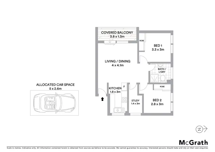 Floorplan of Homely apartment listing, 5/11 Thurlow Street, Riverwood NSW 2210
