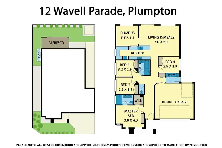 Floorplan of Homely house listing, 12 Wavell Parade, Fraser Rise VIC 3336