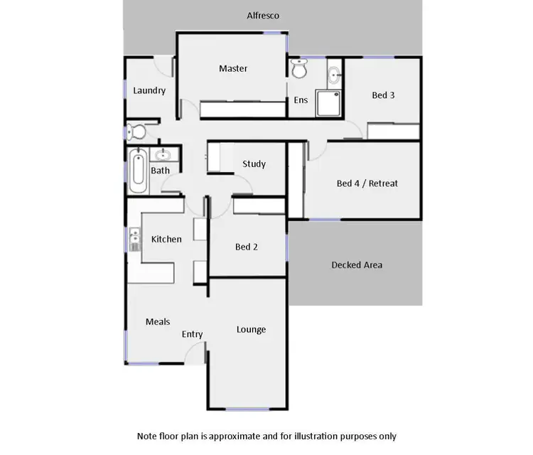 Floorplan of Homely house listing, 150 Darling Street, Wentworth NSW 2648