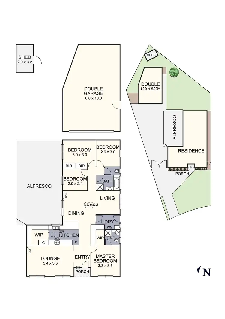 Floorplan of Homely house listing, 5 Erin Court, Hampton Park VIC 3976