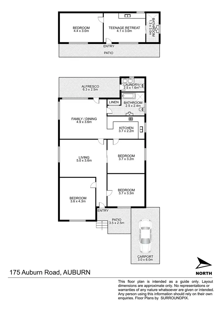 Floorplan of Homely house listing, 175 Auburn Road, Auburn NSW 2144