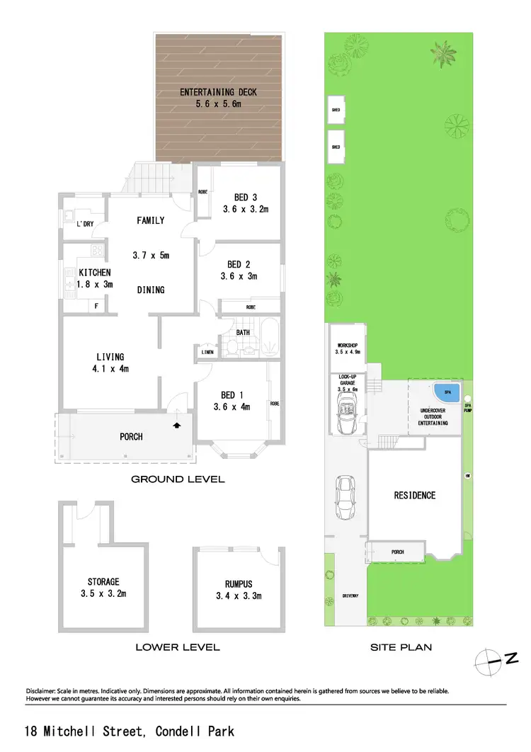 Floorplan of Homely house listing, 18 Mitchell Street, Condell Park NSW 2200