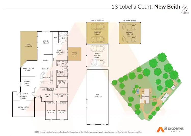 Floorplan of Homely house listing, 18 Lobelia Court, New Beith QLD 4124