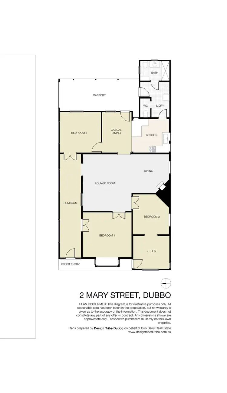 Floorplan of Homely house listing, 2 Mary Street, Dubbo NSW 2830