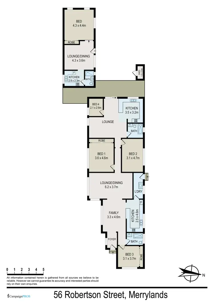 Floorplan of Homely house listing, 56 Robertson Street, Merrylands NSW 2160