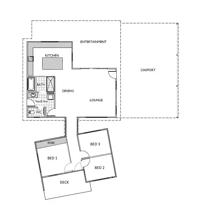 Floorplan of Homely house listing, 33 Flinders Avenue, Coffin Bay SA 5607