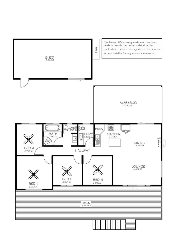 Floorplan of Homely house listing, 1/24 Hindmarsh Street, Port Lincoln SA 5606