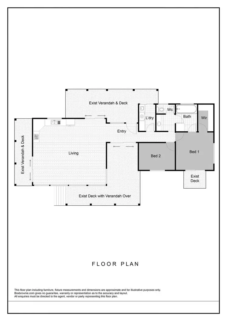 Floorplan of Homely house listing, 18 Seaview Road, Perlubie SA 5680