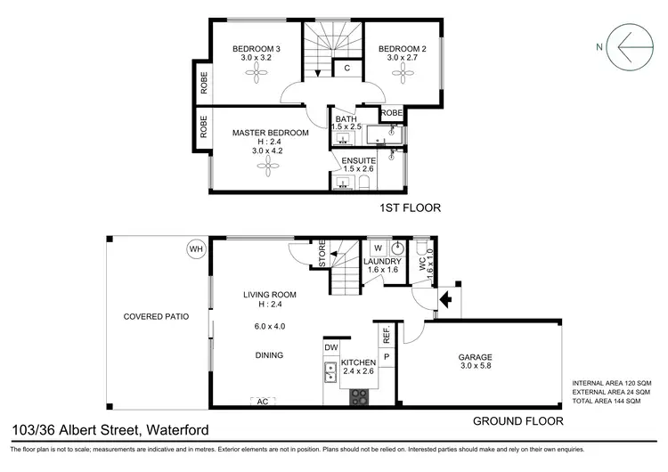 Floorplan of Homely townhouse listing, 103/36 Albert Street, Waterford QLD 4133