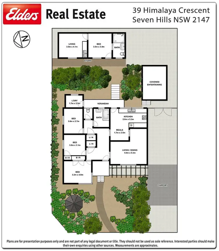 Floorplan of Homely house listing, 39 Himalaya Crescent, Seven Hills NSW 2147