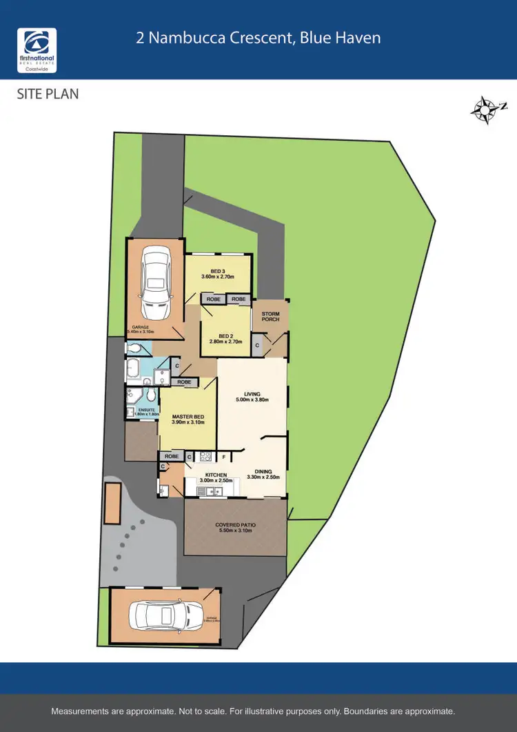 Floorplan of Homely house listing, 2 Nambucca Crescent, Blue Haven NSW 2262