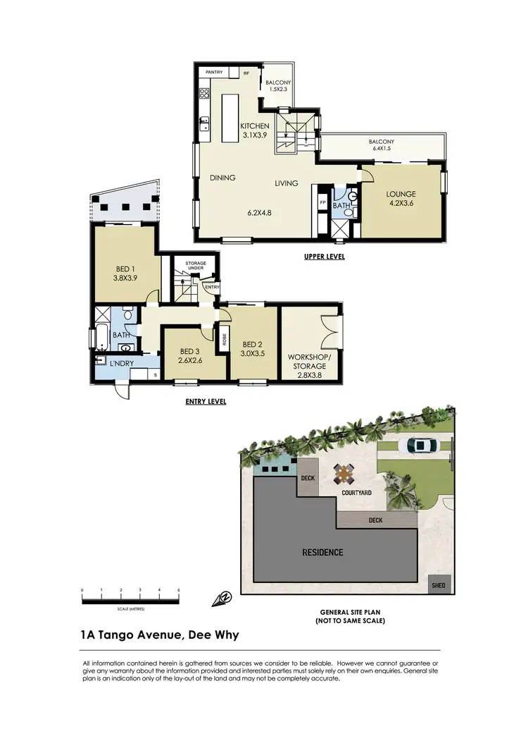 Floorplan of Homely house listing, 1a Tango Avenue, Dee Why NSW 2099