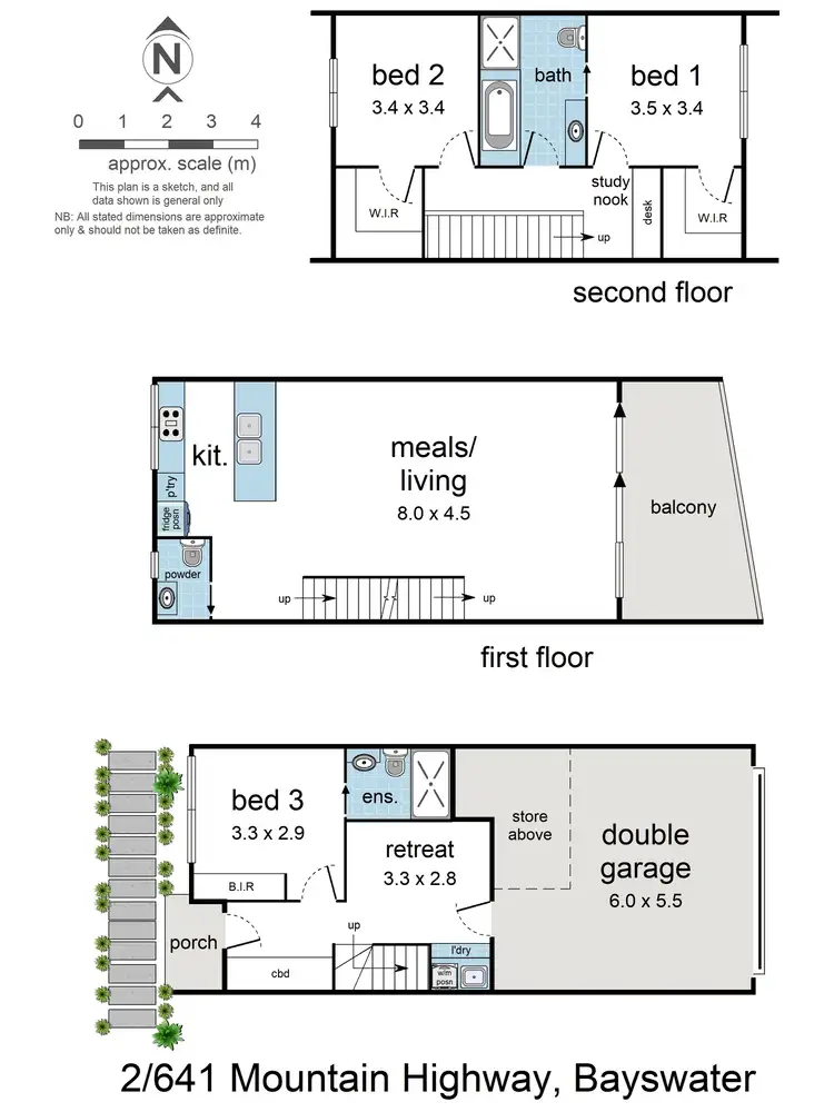 Floorplan of Homely house listing, 2/641 Mountain Highway, Bayswater VIC 3153