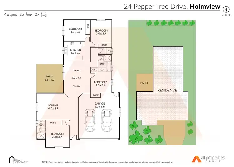 Floorplan of Homely house listing, 24 Pepper Tree Drive, Holmview QLD 4207