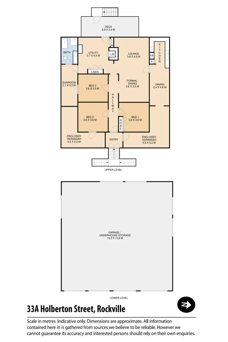 Floorplan of Homely house listing, 33A Holberton Street, Rockville QLD 4350