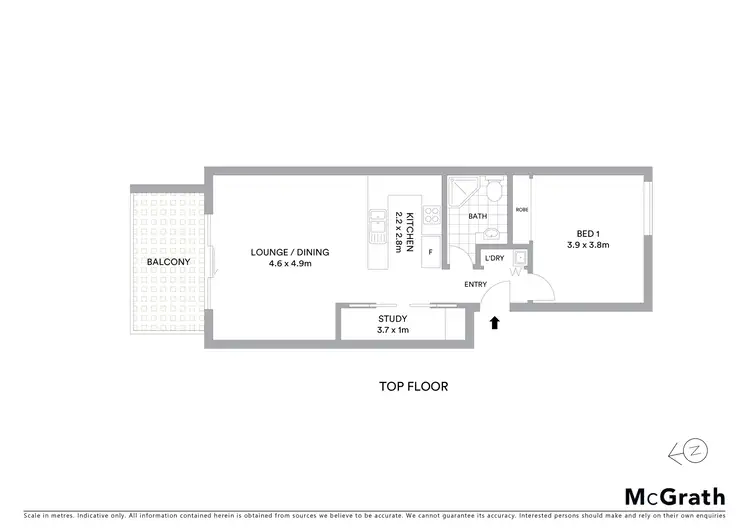 Floorplan of Homely unit listing, 36/1 Gungahlin Place, Gungahlin ACT 2912