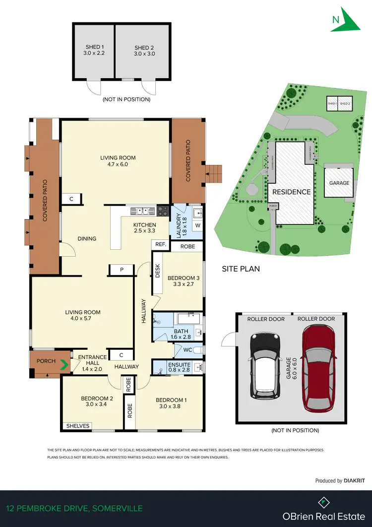 Floorplan of Homely house listing, 12 Pembroke Drive, Somerville VIC 3912