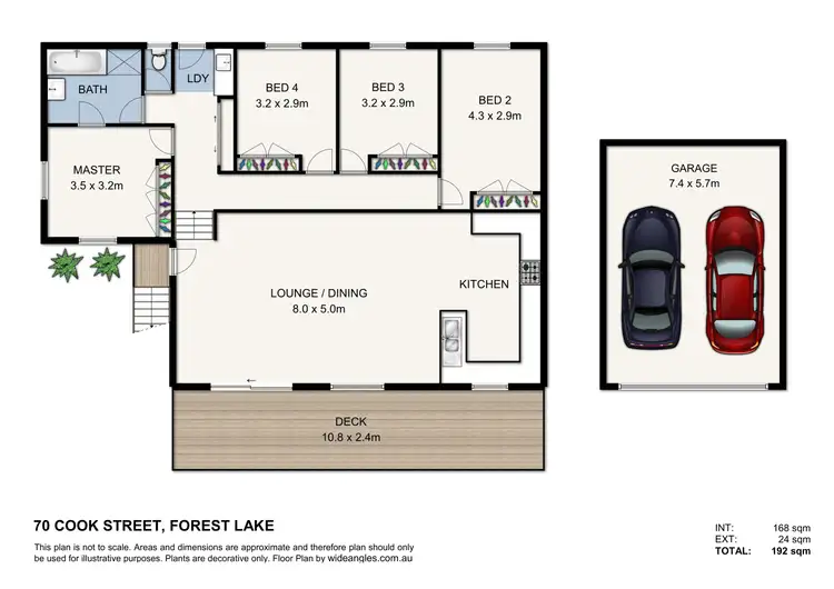 Floorplan of Homely house listing, 70 Cook Street, Forest Lake QLD 4078