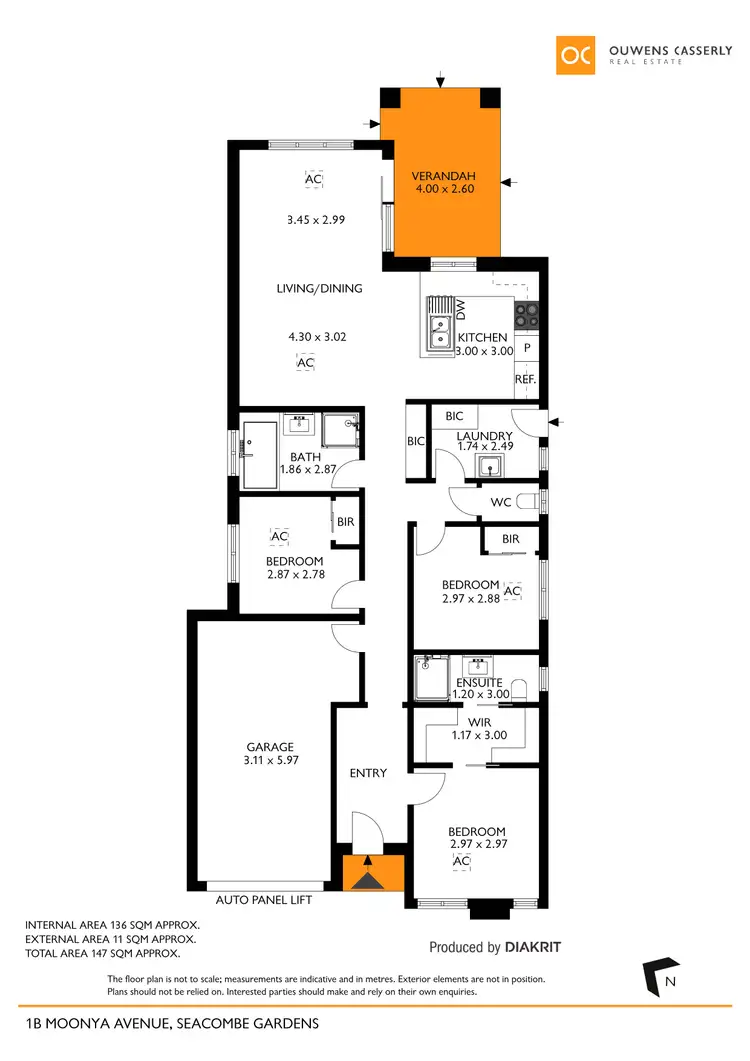 Floorplan of Homely house listing, 1B Moonya Avenue, Seacombe Gardens SA 5047