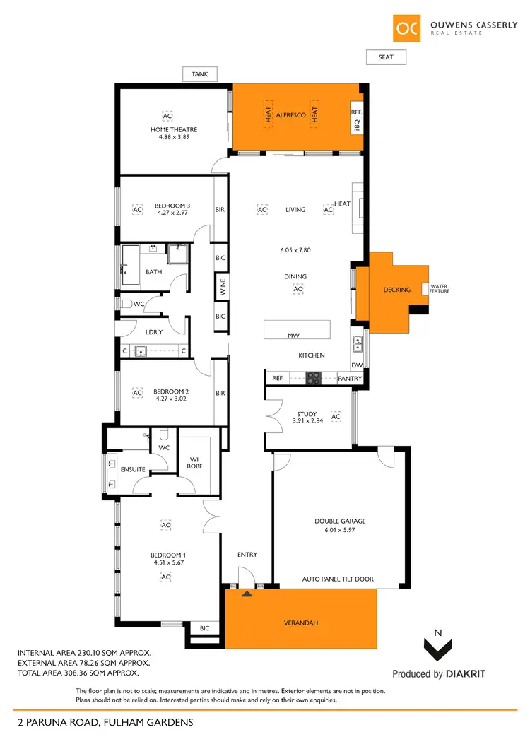 Floorplan of Homely house listing, 2 Paruna Road, Fulham Gardens SA 5024