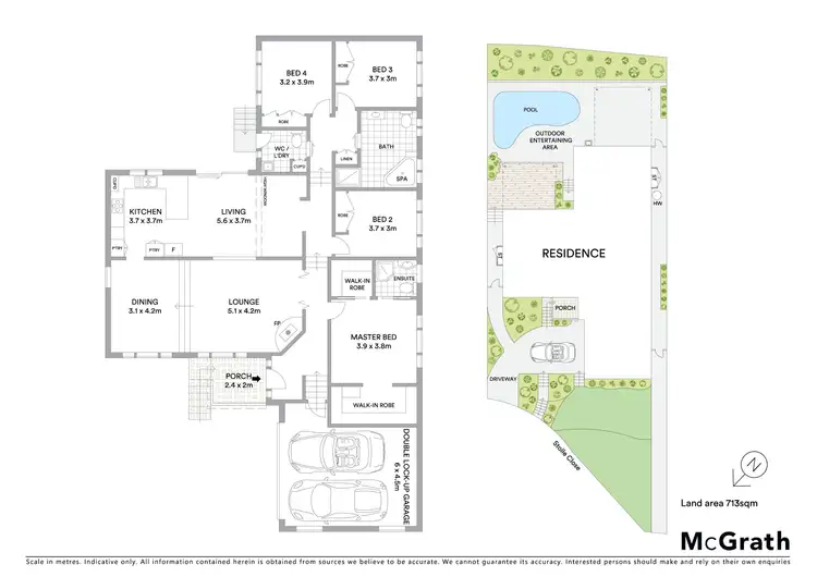 Floorplan of Homely house listing, 1 Stolle Close, Menai NSW 2234