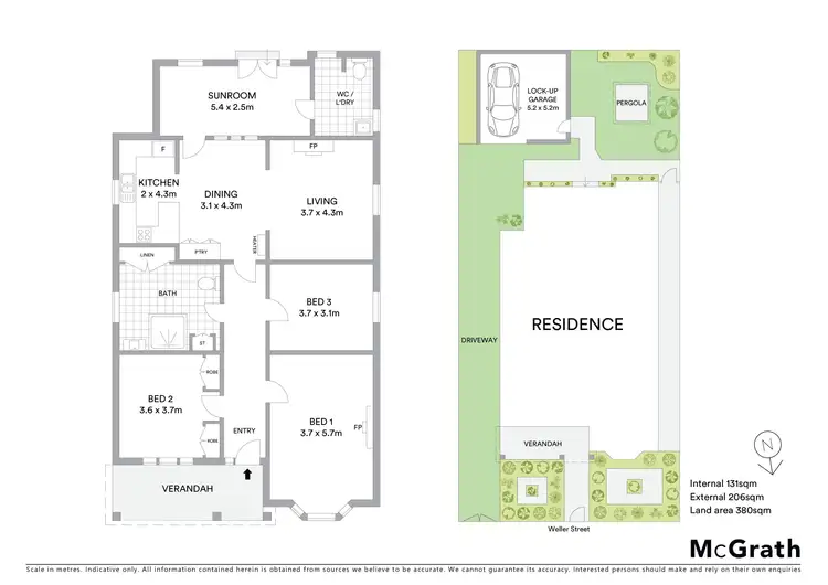 Floorplan of Homely house listing, 131B Weller Street, Geelong West VIC 3218