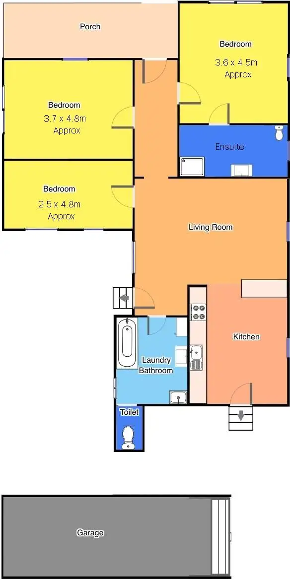Floorplan of Homely house listing, 89 Pulteney Street, Taree NSW 2430
