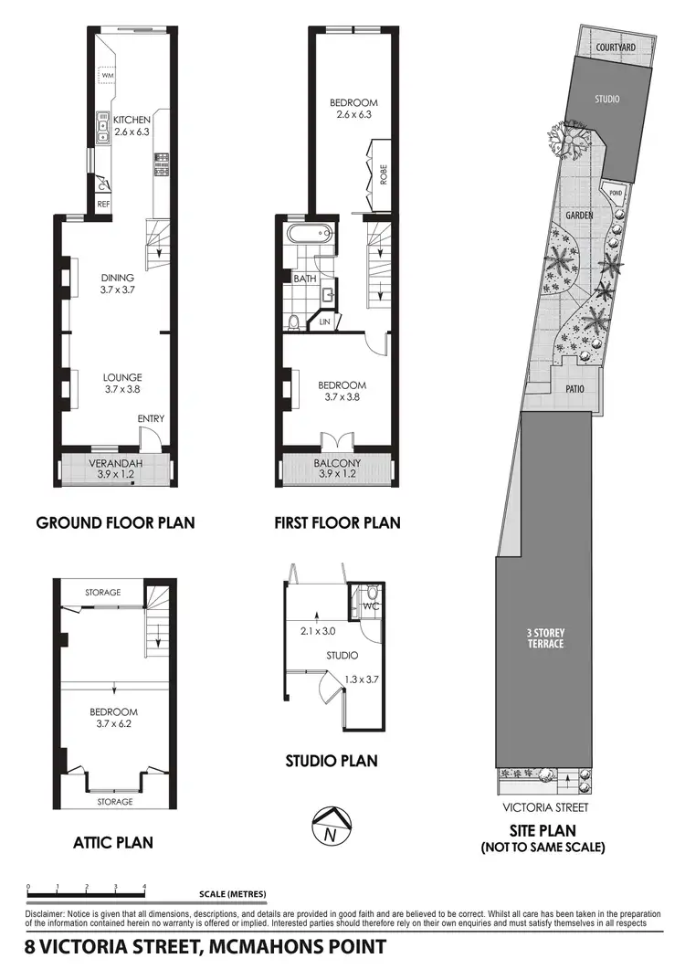 Floorplan of Homely terrace listing, 8 Victoria Street, Mcmahons Point NSW 2060