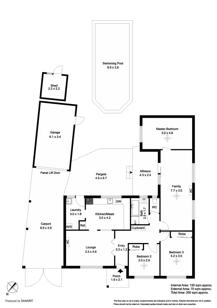 Floorplan of Homely house listing, 11 Rutherford Street, Valley View SA 5093