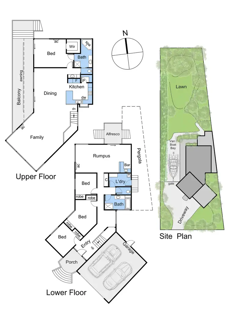 Floorplan of Homely house listing, 15 Bradford Road, Mount Martha VIC 3934
