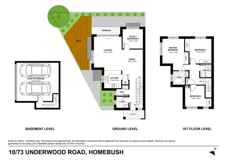 Floorplan of Homely townhouse listing, 10/73 Underwood Road, Homebush NSW 2140