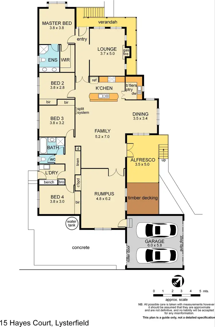 Floorplan of Homely house listing, 15 Hayes Court, Lysterfield VIC 3156