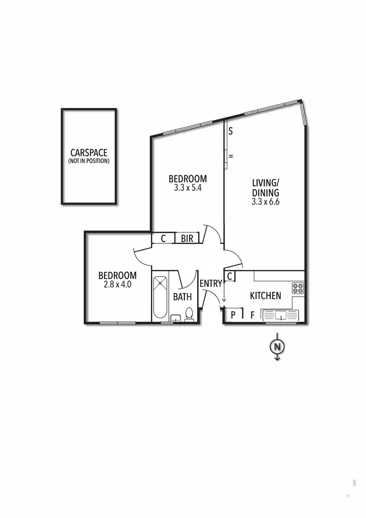 Floorplan of Homely apartment listing, 24/485-489 St Kilda Road, Melbourne VIC 3004