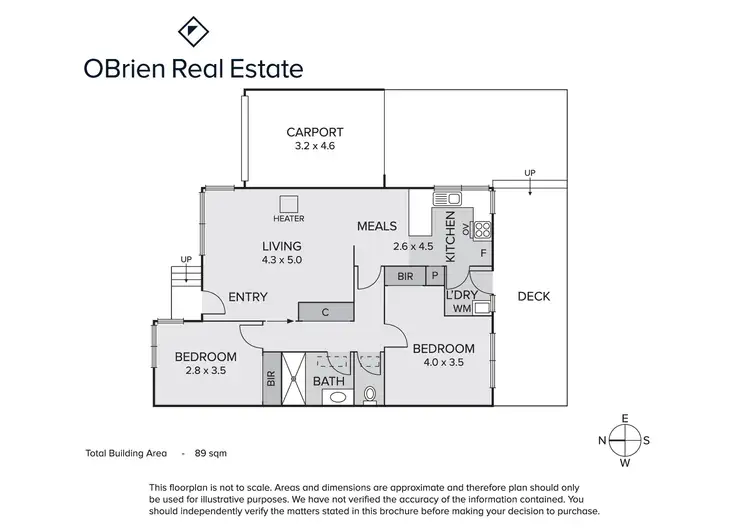 Floorplan of Homely unit listing, 2/436 Nepean Highway, Parkdale VIC 3195