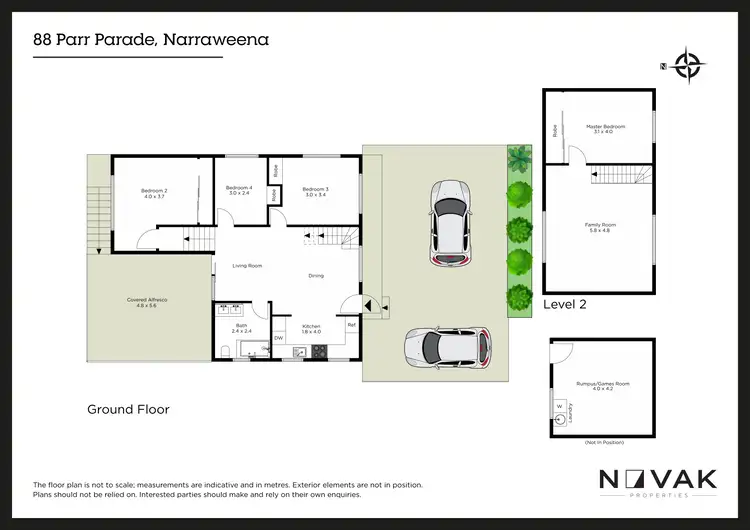 Floorplan of Homely house listing, 88 Parr Parade, Narraweena NSW 2099