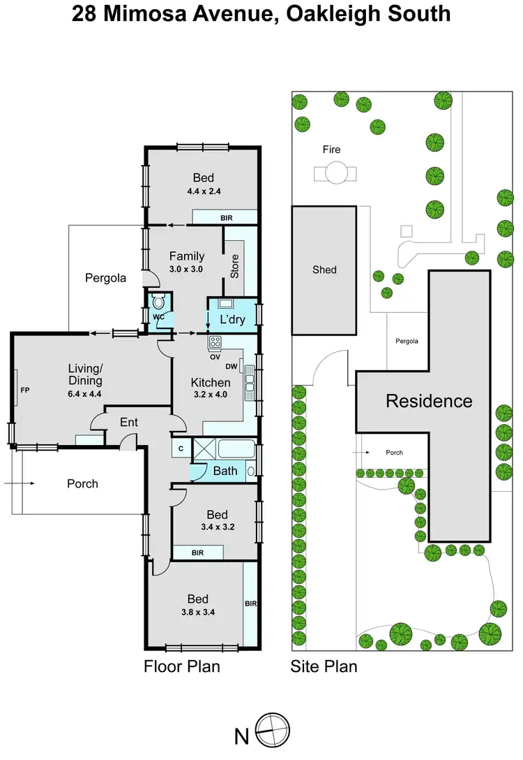 Floorplan of Homely house listing, 28 Mimosa Avenue, Oakleigh South VIC 3167