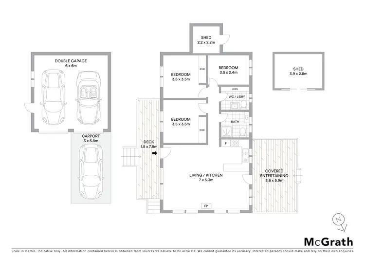 Floorplan of Homely house listing, 2 Stella Way, Lake Tabourie NSW 2539