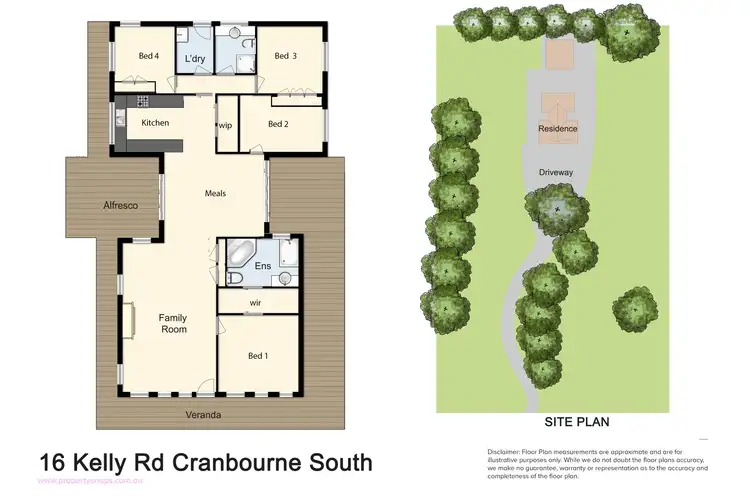 Floorplan of Homely rural property listing, 16 Kelly Road, Cranbourne South VIC 3977