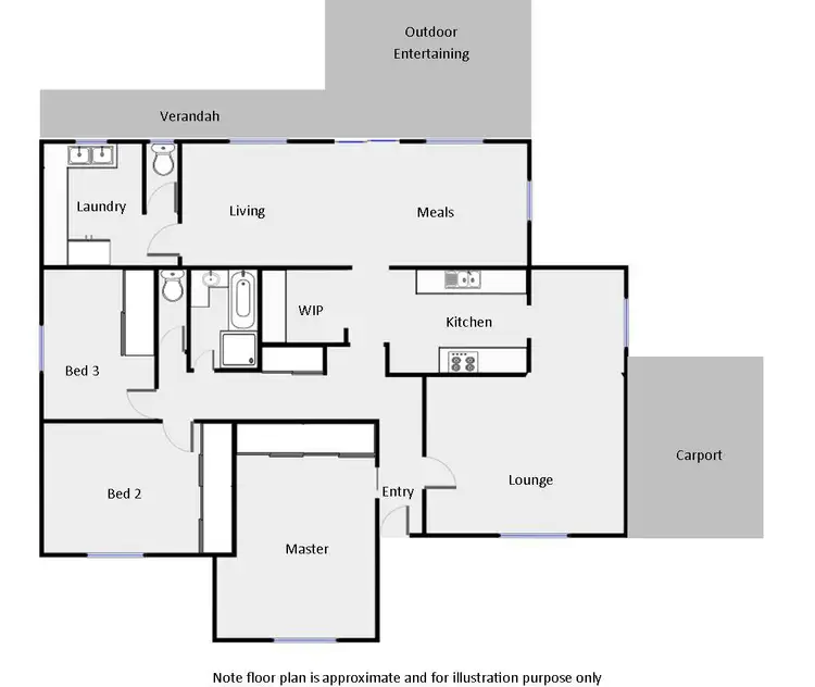 Floorplan of Homely house listing, 169 Thirteenth Street, Mildura VIC 3500