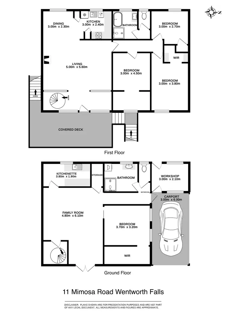 Floorplan of Homely house listing, 11 Mimosa Avenue, Wentworth Falls NSW 2782