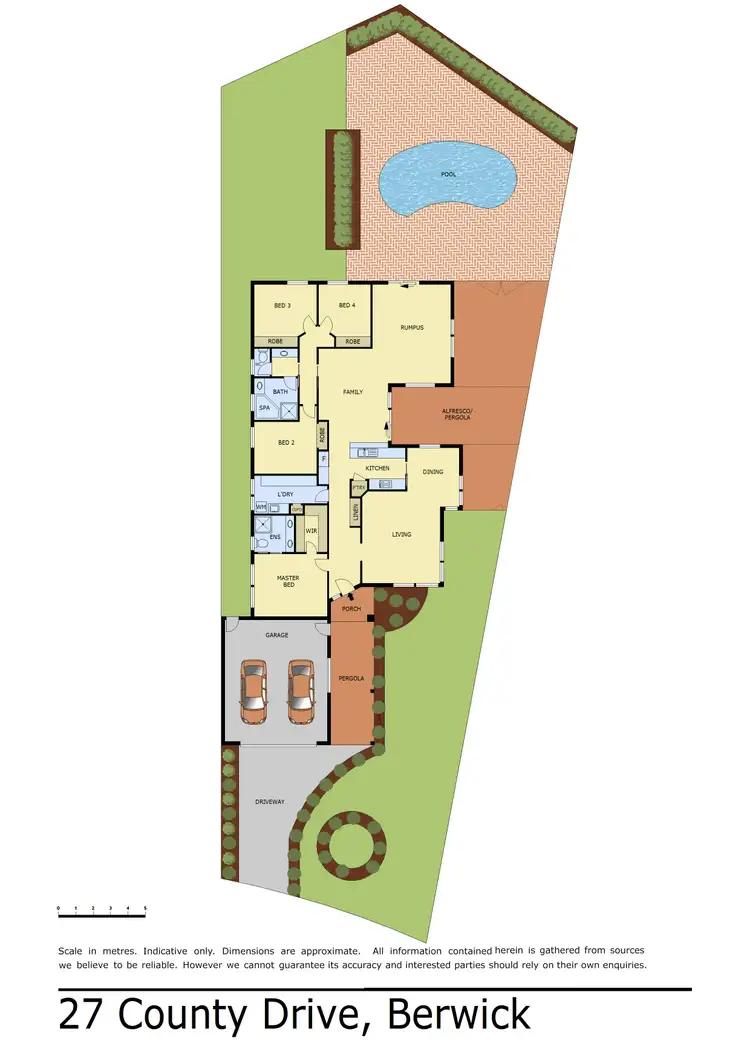 Floorplan of Homely house listing, 27 County Drive, Berwick VIC 3806
