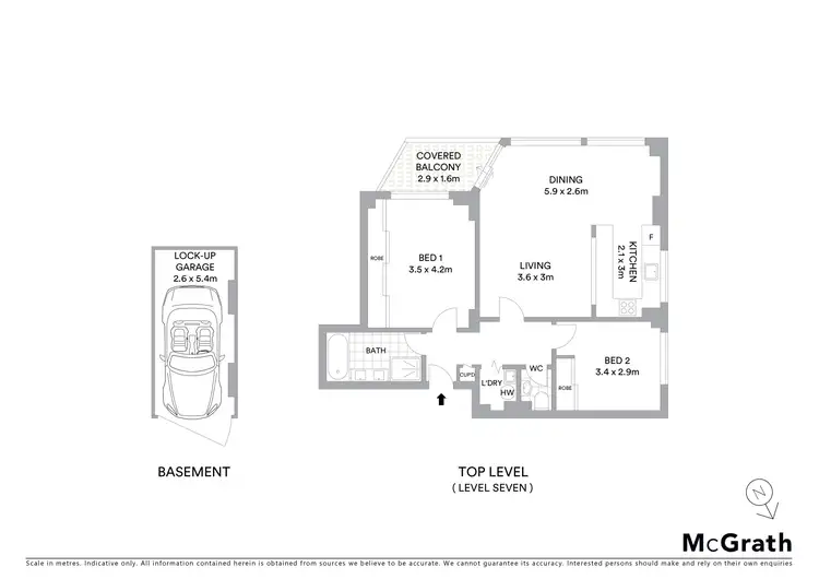 Floorplan of Homely apartment listing, 45/4-10 The Boulevarde, Brighton-le-sands NSW 2216
