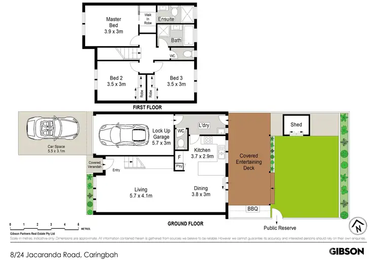 Floorplan of Homely townhouse listing, 8/24-28 Jacaranda Road, Caringbah NSW 2229