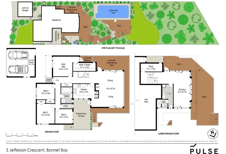 Floorplan of Homely house listing, 5 Jefferson Crescent, Bonnet Bay NSW 2226