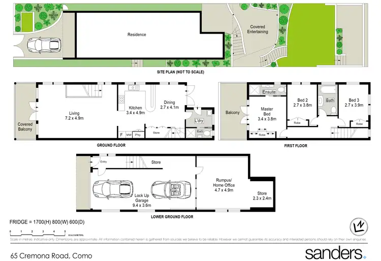 Floorplan of Homely house listing, 65 Cremona Road, Como NSW 2226
